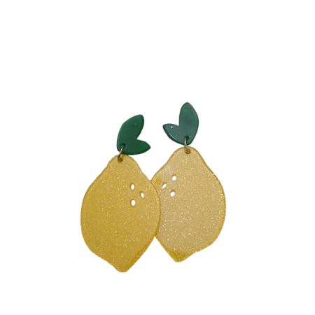 Pendientes limón