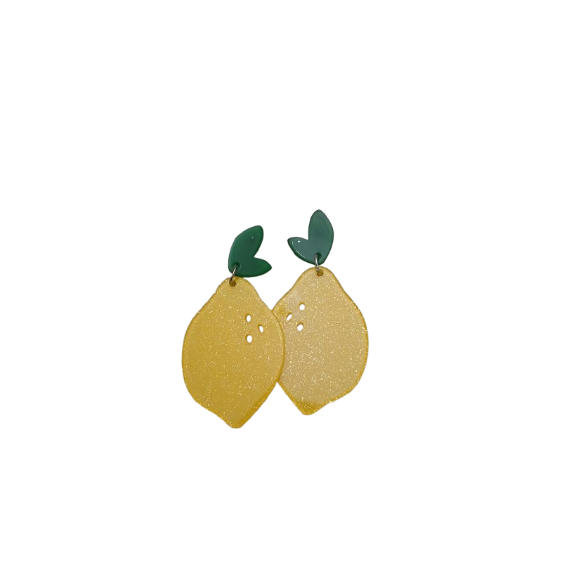 Pendientes limón